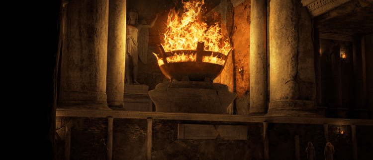 The Vestian Flame on the Virtual plane